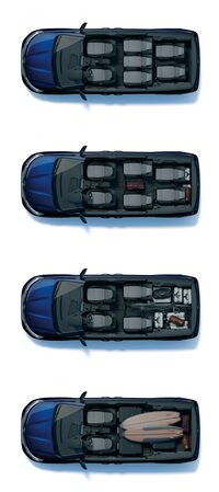 脱着式シートがかなえる多彩なシートアレンジと、広々とした荷室スペースこそが「グランカングー」の美点。この特長を活用できる人にこそ薦めたいクルマだ。