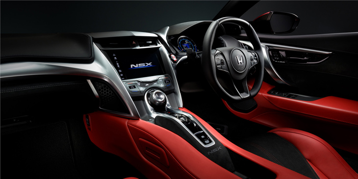 参考までに、オリジナルである2代目「NSX」のインテリア。（写真：本田技研工業）