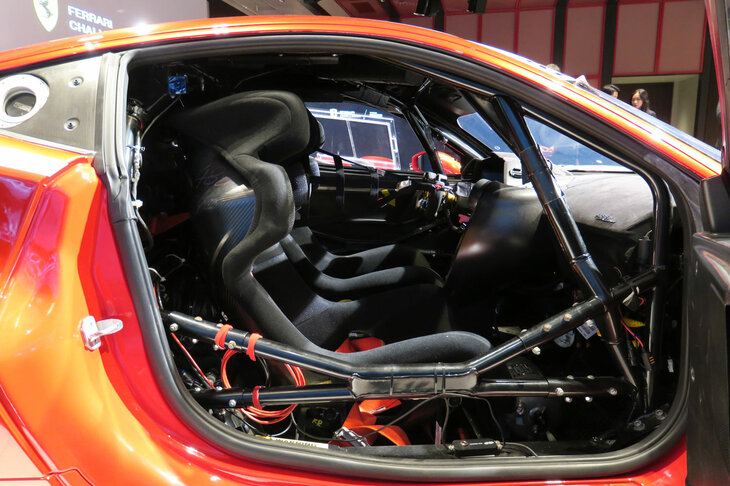 フェラーリ488チャレンジEVO（パッセンジャーシート）