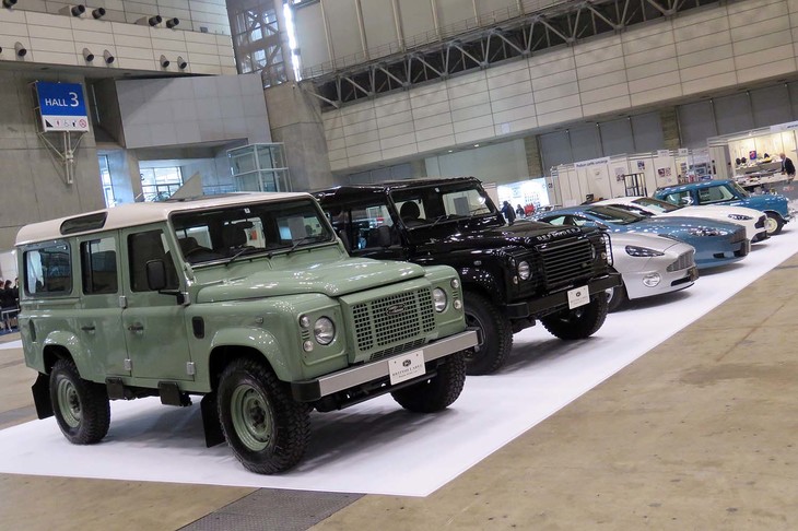 BRITISH LABEL／MOTOR Logic Companyのブースの様子。