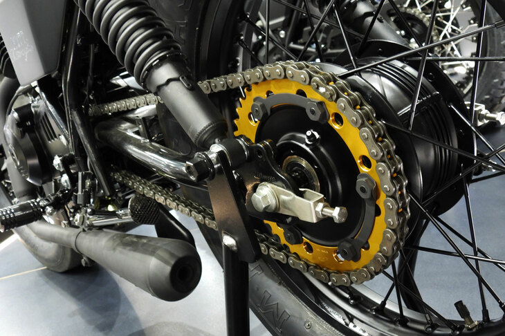 「マット・サバス250」のカスタムバイク。