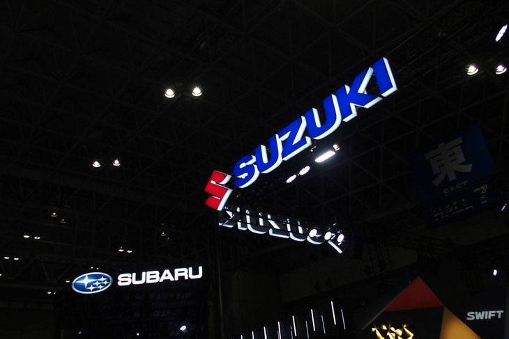 スズキブースの様子。