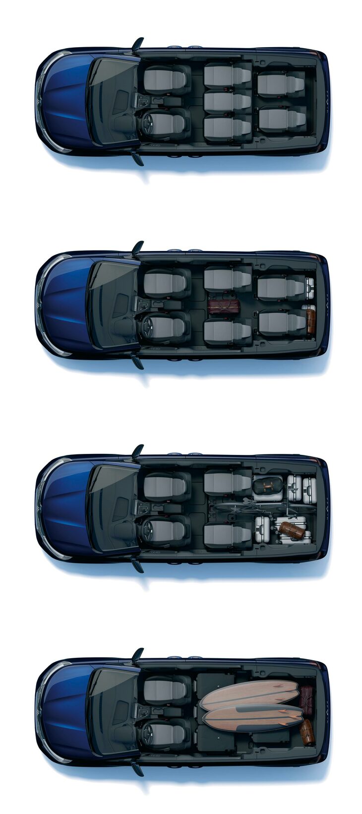 脱着式シートがかなえる多彩なシートアレンジと、広々とした荷室スペースこそが「グランカングー」の美点。この特長を活用できる人にこそ薦めたいクルマだ。