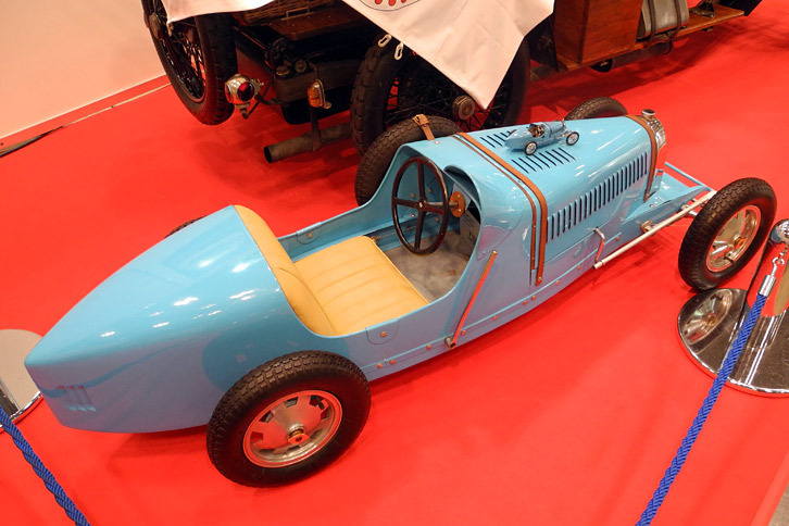 Bugatti Club Japaのブースの様子。