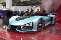 「フランクフルトモーターショー2019」の会場から（紅旗）