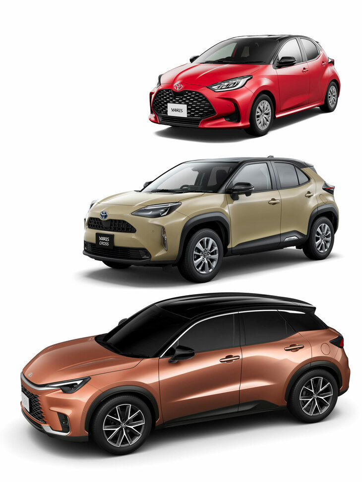 清水「コンパクトカーのSUV化はメーカーのもくろみだけじゃないよ。実際、ちょっと高くても『ヤリス』より『ヤリス クロス』が欲しいっていう人がたくさんいて、ここまで成長したわけだから」　
	ほった「しかも、ヤリス クロスでも飽き足らない人には『レクサスLBX』まであるわけですから。すごいですよ。まさに令和版、自動車ピラミッド」