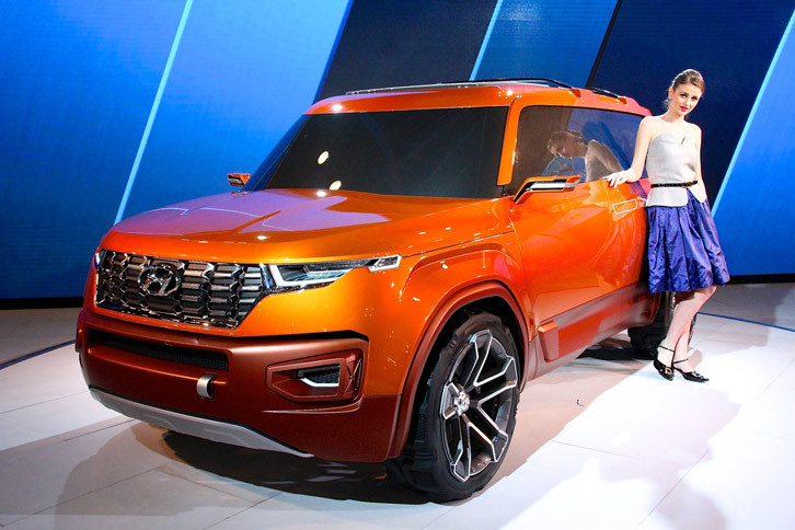 コンパクトSUVのコンセプトモデル「HND-14カルリーノ」。