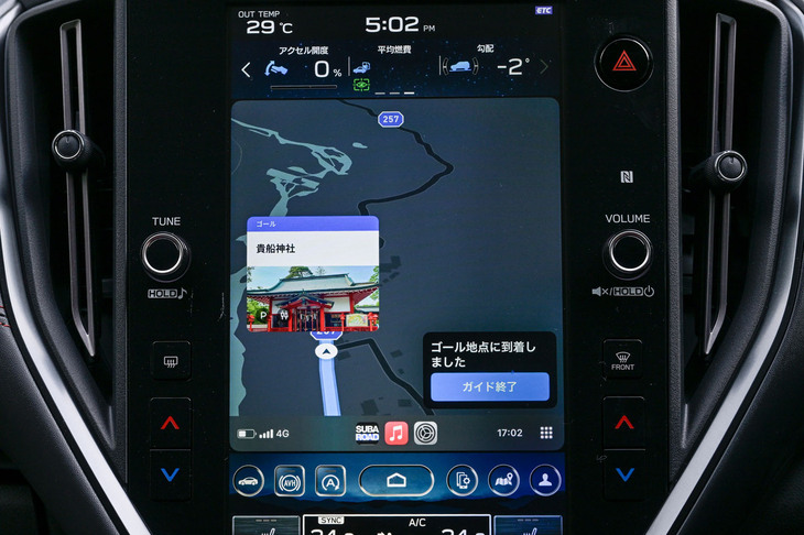 “赤城のニュル”のゴール地点として設定される群馬・大間々の「貴船神社」。スタート地点からの距離は85kmとなる。