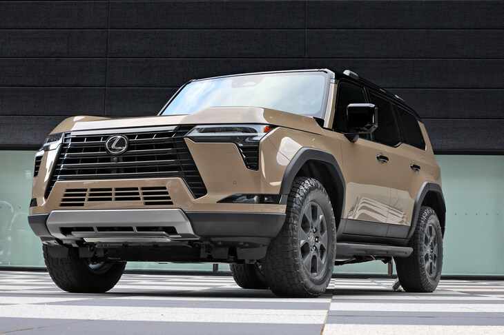 2023年9月の「LEXUS SHOWCASE」より、「レクサスGX」のプロトタイプ。（写真：荒川正幸）