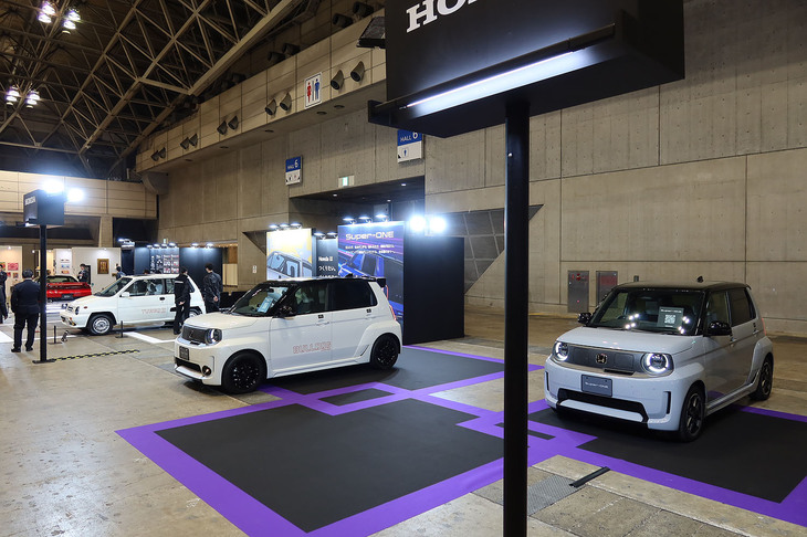 ホンダブースの様子。