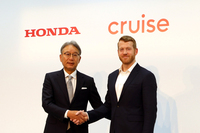 ホンダとGMが日本での自動運転タクシーサービスを2026年初頭に開始へ