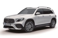 「45シリーズ」より少し控えめなパワーで、快適性も求めた「35シリーズ」。写真の「GLB35 4MATIC」は2021年1月に導入されたばかりのニューモデルだ。