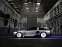 「ヒョンデ・ビジョン74」。遠く1974年にジウジアーロがデザインしたコンセプトカーがその発想源である。