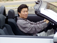 自動車ジャーナリストの桃田健史
	 