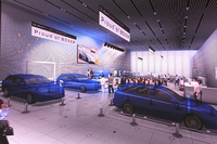 1階ショールームのイメージ図。