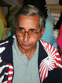 筆者の知り合いのおじさん。これもサムライファッション？