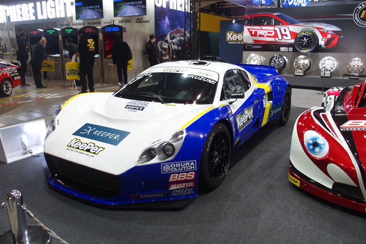 BBSの競技用15インチホイールを装着した「Kuruma」。