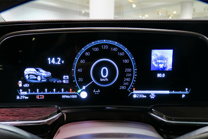 キャデラック・エスカレード スポーツ（メーター）