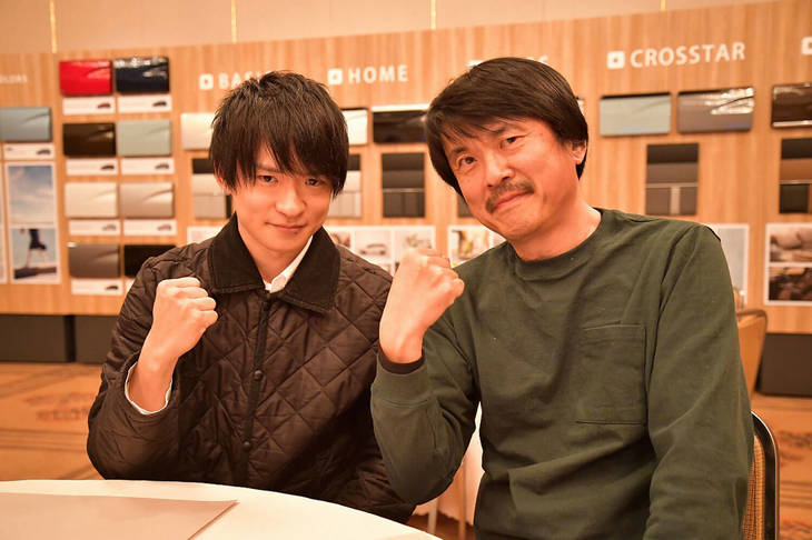 「フィット」のプレス試乗会でタカフミ氏と再会。（写真＝池之平昌信）