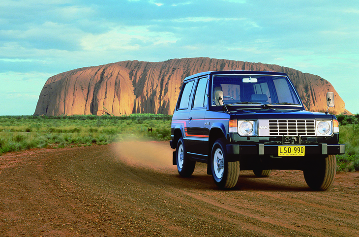 1982年発売の初代「パジェロ」。本格的なオフロード性能を持ちながら快適性も追求したというのが当時は画期的だった。