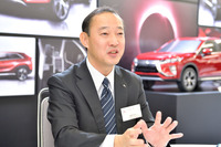 「エクリプス クロス」の商品企画を担当した、三菱自動車工業 チーフ・プロダクト・スペシャリストの林祐一郎氏。