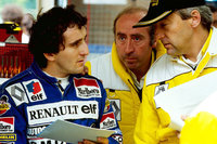 4度のドライバーズタイトル獲得を果たしたフランス人ドライバーのアラン・プロスト。セナにとってはまさに因縁のライバルだった。