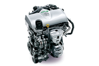 新開発の1.3リッター直4エンジン。
    