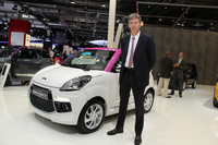 マイクロカーのブランド連合「ドライブプラネット」で販売店ネットワークを担当するピエール・マルタン氏。