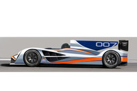 2011年、ルマン24時間LMP1クラスへのエントリーが予定されているアストンの新型レーシングカー（のイメージ画）。