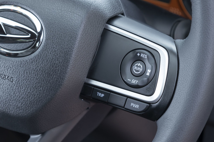 ACCは全車速対応型で、停車時のブレーキホールド機能付き。「Gターボ」に標準で、「G」にはオプションで用意される。