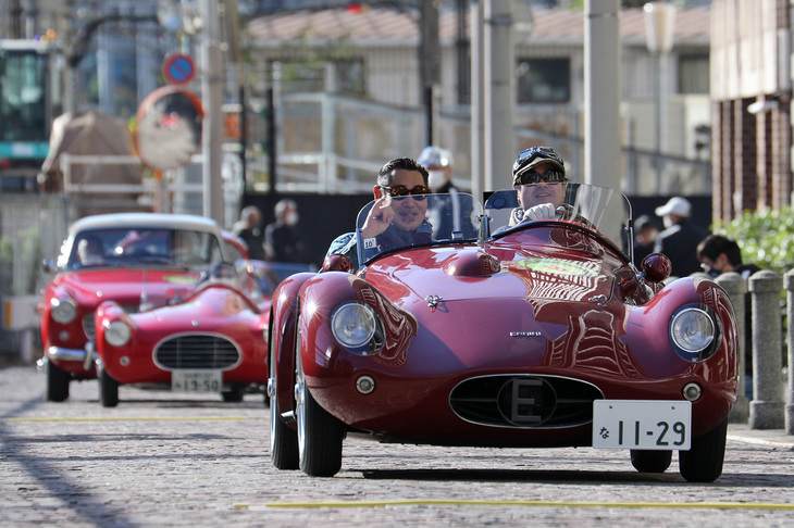 1948年「エルミニ1100S」。これも「フィアット1100」のメカニカルコンポーネンツを流用したイタリア産の小型レーシングスポーツ。