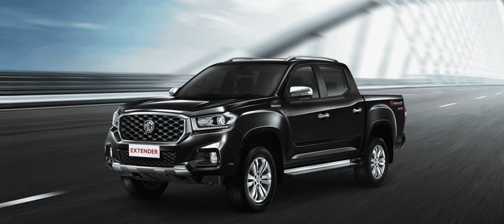 タイ市場で販売されている「MGエクステンダー」という名のピックアップ。SAICのいちブランドであるマクサス車のバッジを替えたものである。