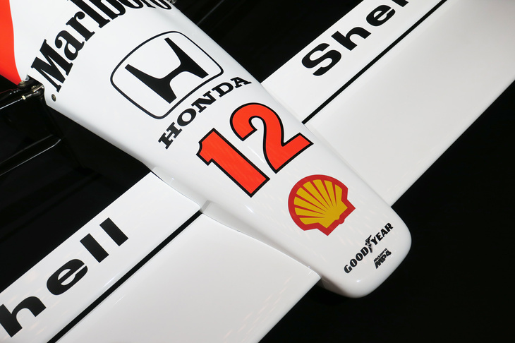 マクラーレンMP4/4 1988年ベルギーGP優勝車（フロントノーズ）