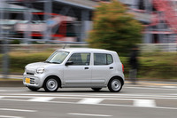 「A」の車両重量はわずか680kg。それでも、先代「アルト」や「ダイハツ・ミラ イース」と比べると、重くなっている。