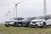 今回は「ルノー・キャプチャー」と「ホンダ・ヴェゼル」「マツダCX-30」を比較。いずれも300万円前後をメインの価格帯とするコンパクトSUVだ。