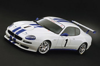 マゼラーティのワンメイクレースカーを展示の画像