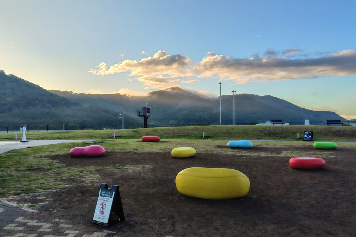 東北自動車道・佐野SAでの朝ぼらけ。どうでもいいけど、旧来のETC車載器は2030年までに使えなくなるそうです。高速料金の値上げにETC専用レーンの敷設、車載器の強制買い替え……さすがにちょっと、ユーザーは怒ってもいいんじゃない？