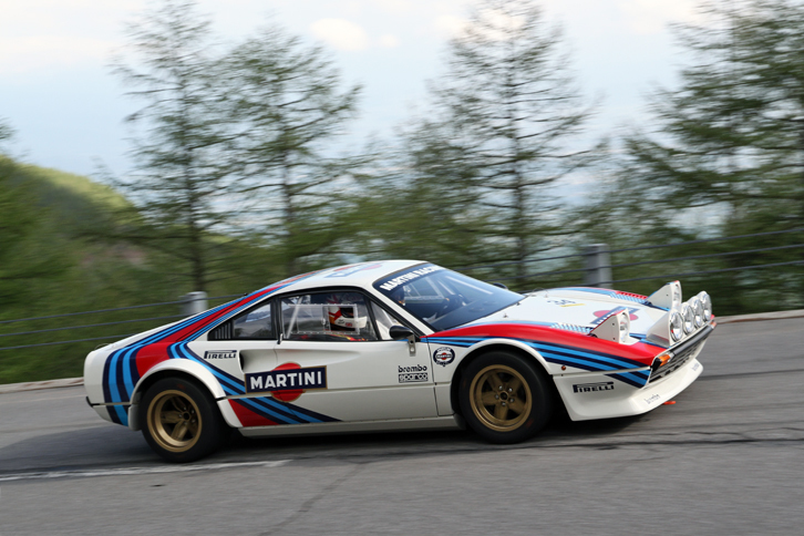 グループ4仕様の1977年「フェラーリ308GTB」。