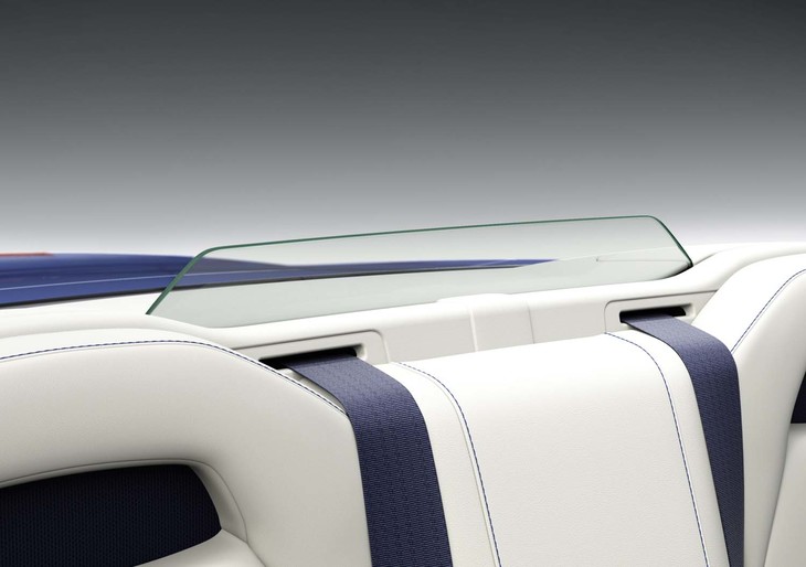 レクサスLC500 コンバーチブルモデル（ウインドディフレクター）