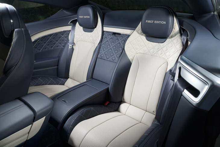 リアシートは、大人がなんとか座れるスペース。こちらもフロントと同じデザインのシートを備える。