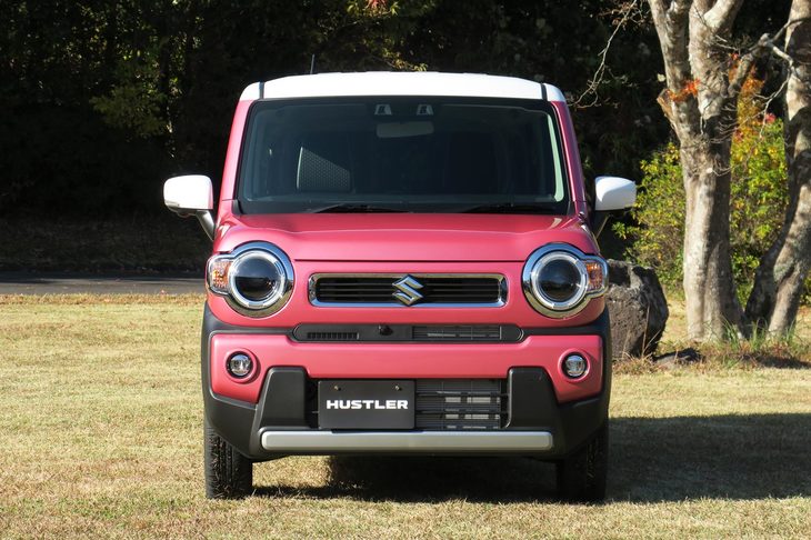 スズキ・ハスラー ハイブリッドXターボ（4WD）（フロント）