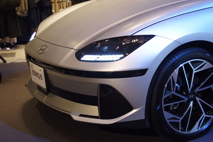 ヒョンデ・アイオニック6（フロントマスク）