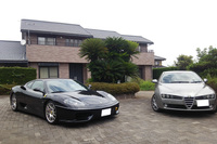 スーパーカー世代のカーマニア、クリさんは、現在「フェラーリ360モデナ」と「アルファ159」を所有する。