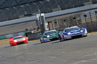 今季のスーパーGT500を戦った5台の「NSX」による模擬レース。ちなみに3度の優勝を飾りシリーズチャンピオンとなった伊藤大輔／ラルフ・ファーマン組は4位で、伊藤選手は「遊びとはいえ悔しい」とご機嫌斜めだった。