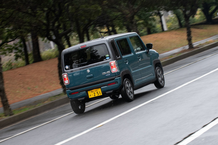 NVH部門出身の技術者がチーフエンジニアを務めたという新型「ハスラー」。大幅に進化した快適性も特徴となっていた。