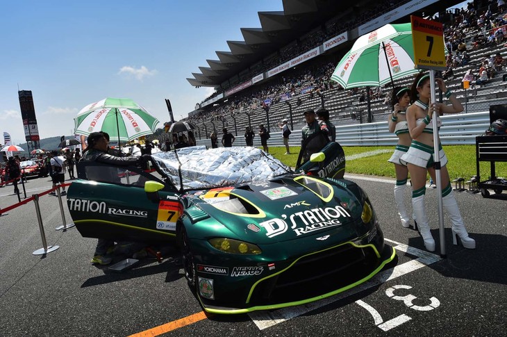 2019年8月3日～4日に富士スピードウェイで行われた、SUPER GT第5戦に出場したアストンマーティン・ヴァンテージGT3。