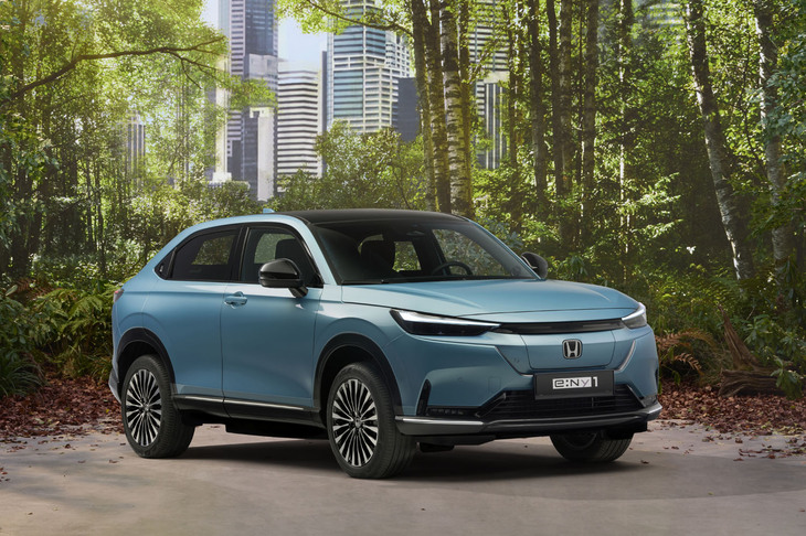 本田技研工業の英国現地法人であるホンダモーターヨーロッパ・リミテッドが2023年5月に発表した新型BEV「e：Ny1」。ホンダの新しいBEVブランド「e：N」シリーズの欧州市場向けモデルだ。