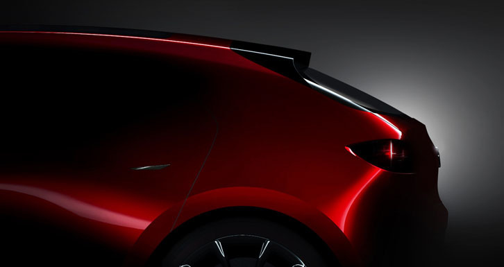 第45回東京モーターショーで世界初公開される予定の、マツダの次世代商品コンセプトモデル。