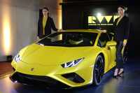ランボルギーニが「ウラカンEVO RWD」を日本初公開　走りをより楽しむための2WDモデルの画像