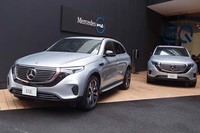 「メルセデス・ベンツEQC」発表会の会場から